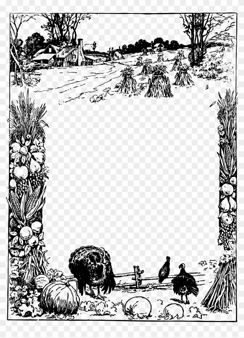 This Free Icons Png Design Of Thanksgiving Frame Clipart