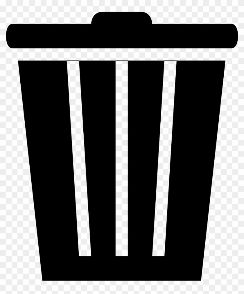 Delete Recycle Bin Remove Dustbin Trash Can Trashcan - Waste Container Clipart #1028269