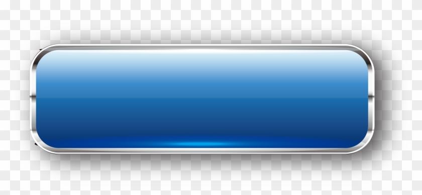 Button Png Picture - Rectangulo Azul Png Clipart #1028464