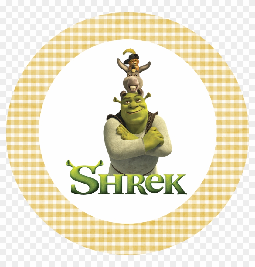 Oliveira Fashionando Topper Tag Shrek Para Imprimir - Shrek Png Clipart #1028770