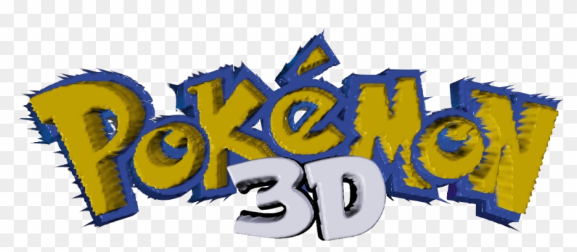 Pokemon Logo 3d , Png Download Clipart #1028946