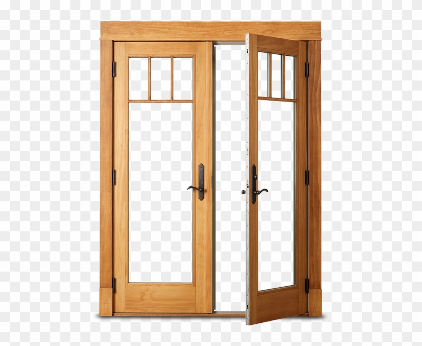 Frenchwood® Hinged Patio Doors - Patio Doors Clipart #1029489