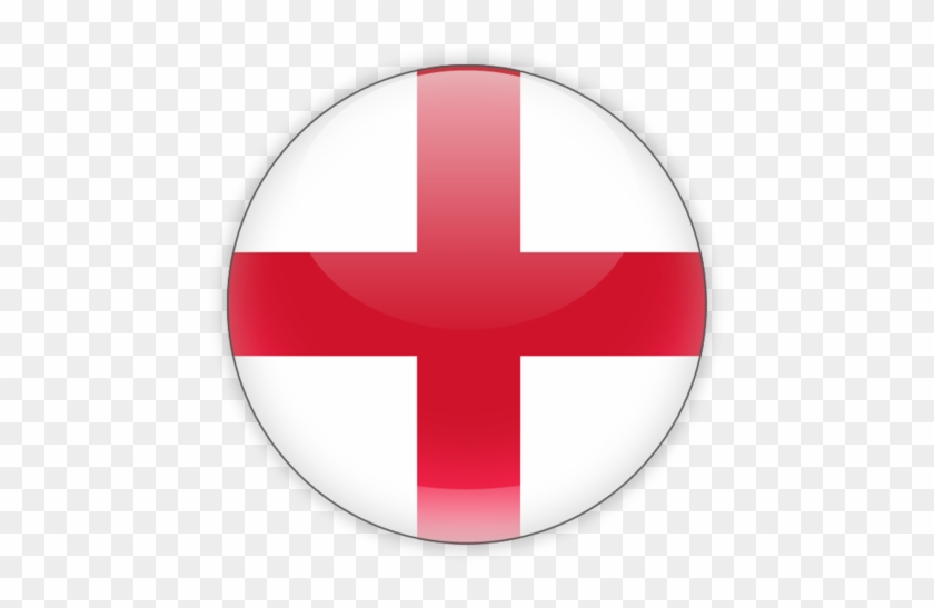 Illustration Of Flag Of England - England Flag Circle Png Clipart