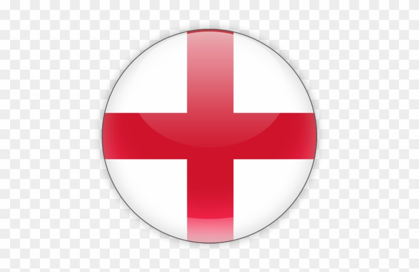 Illustration Of Flag Of England - England Flag Circle Png Clipart #1029925