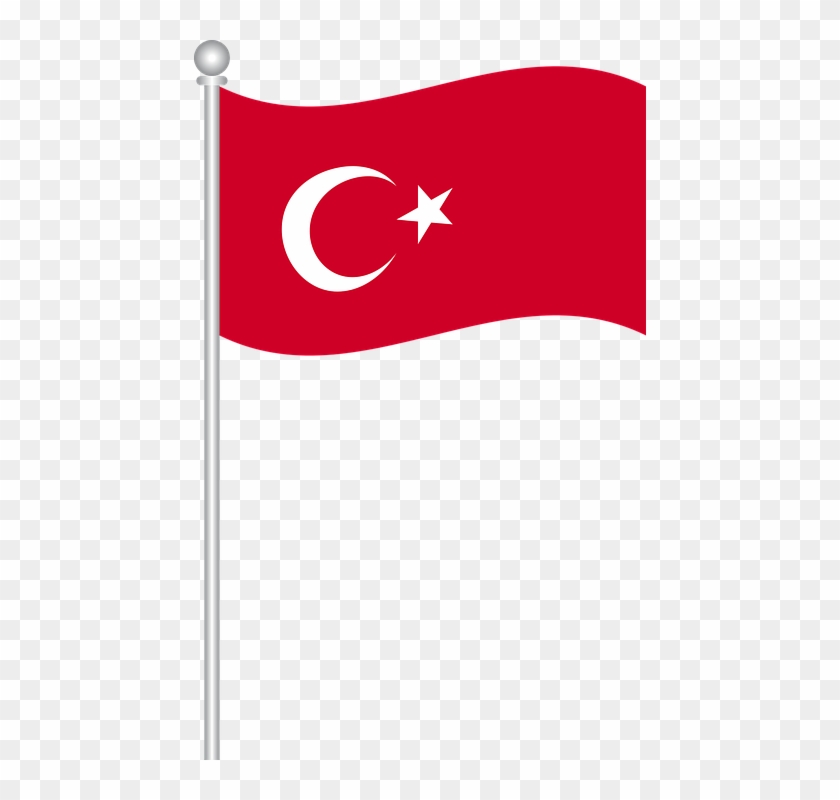 Turkey Flag Png - Türkische Flagge Png Clipart