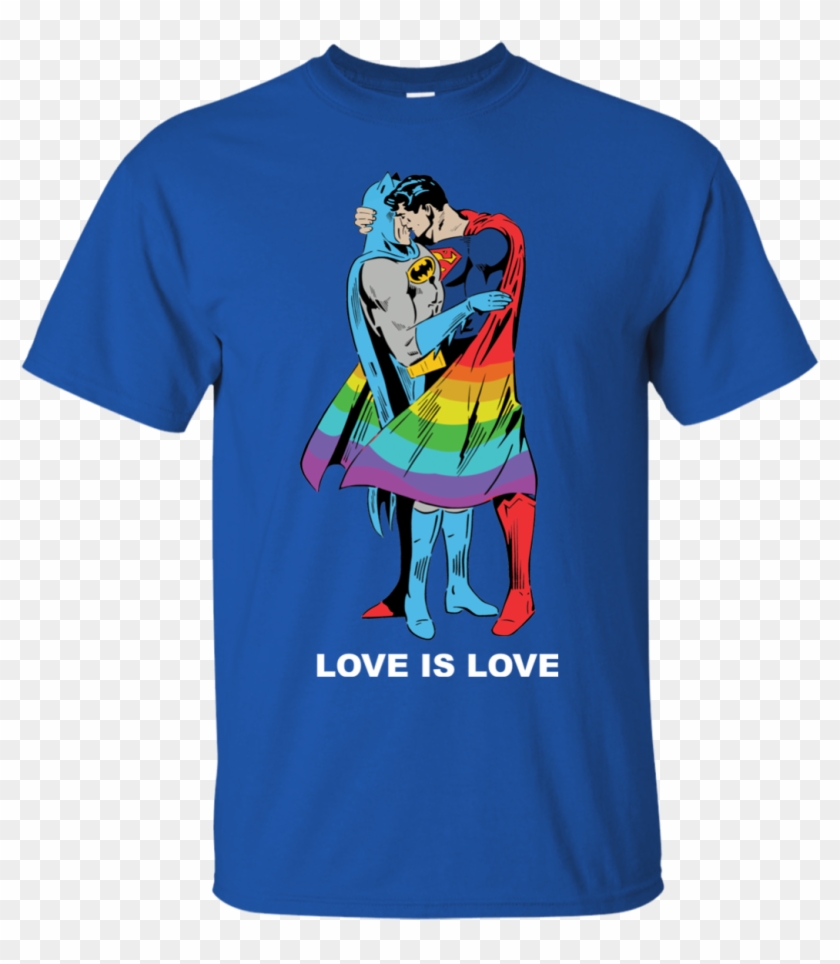Image 808 Superman Kiss Batman Love Is Love Lgbt T - Love Pictures For Facebook Timeline Clipart #1030090