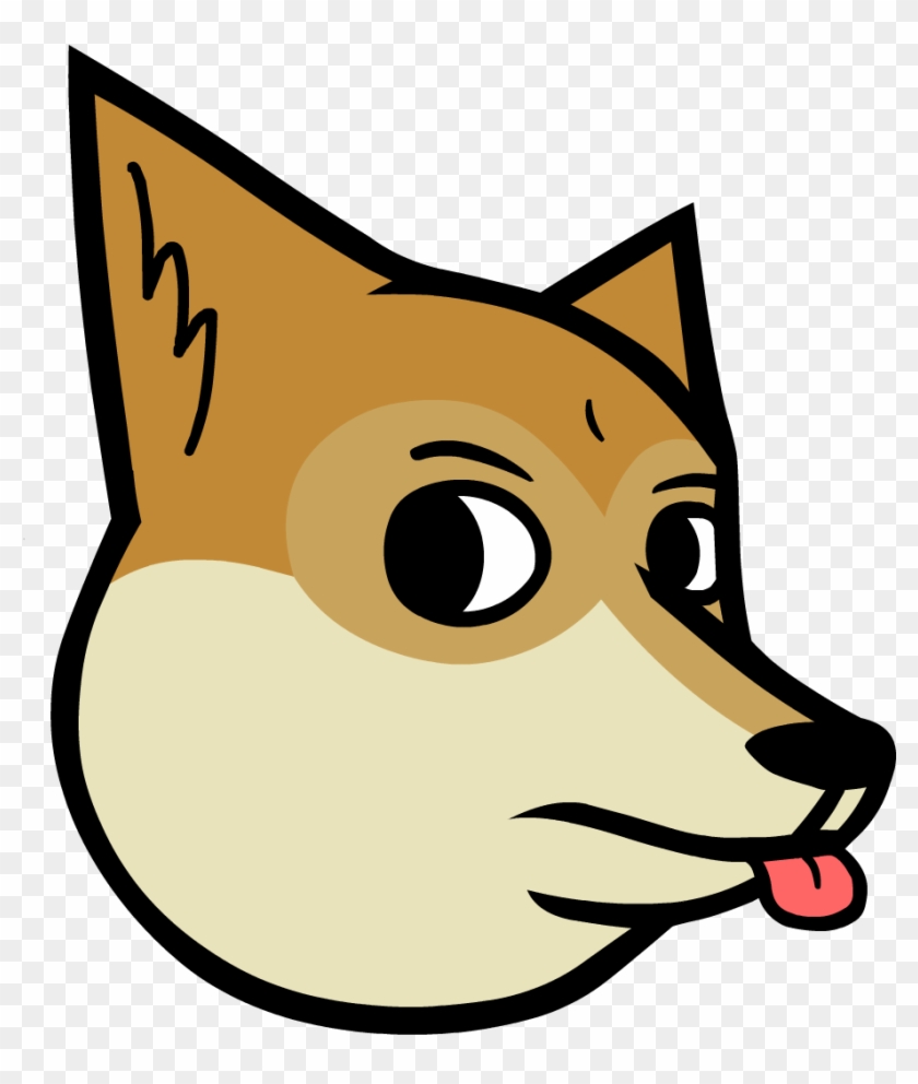 Doge Head Png Clipart