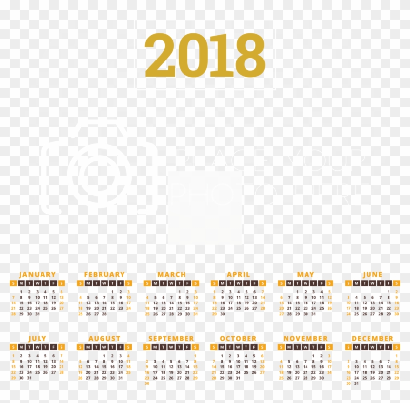 2018 Ramadan Calendar Png - 2018 Calendar Vector Png Clipart