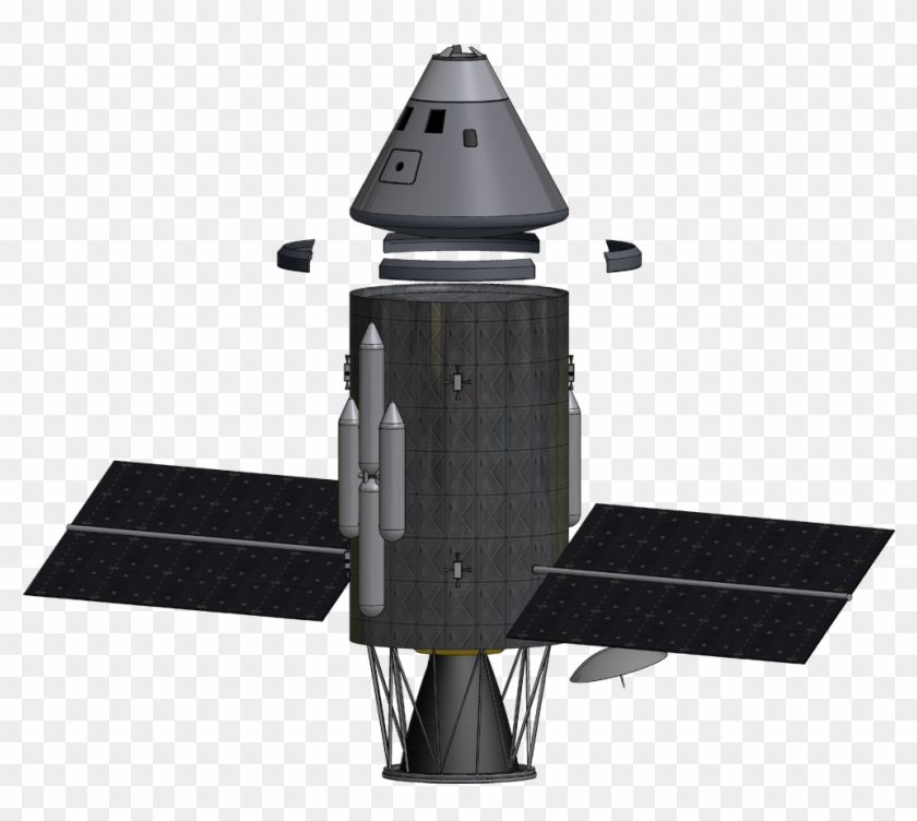 Mars Spacecraft Csm Exploaded Diagram1 - Satellite Clipart