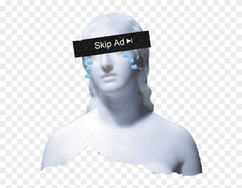 Sculpture Tears Vaporwave Tumblr - Snow Clipart #1031260