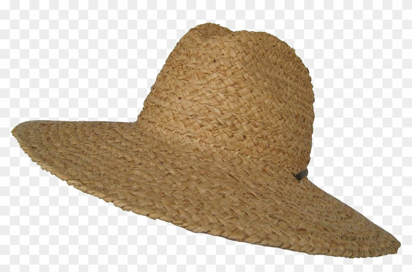 Sun Hat Png Transparent Image - Wide Brim Straw Hats Clipart #1031375