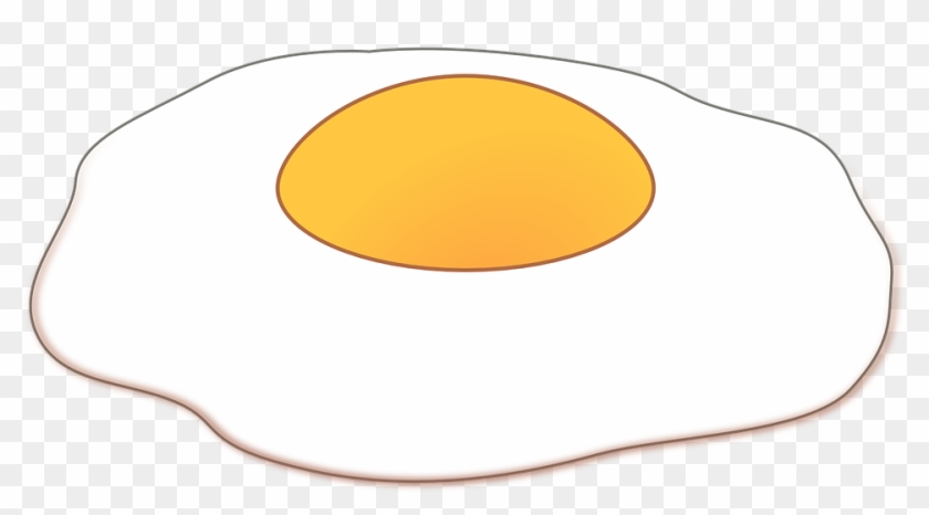 Fried Egg Png - Sunny Side Up Cartoon Clipart #1031412