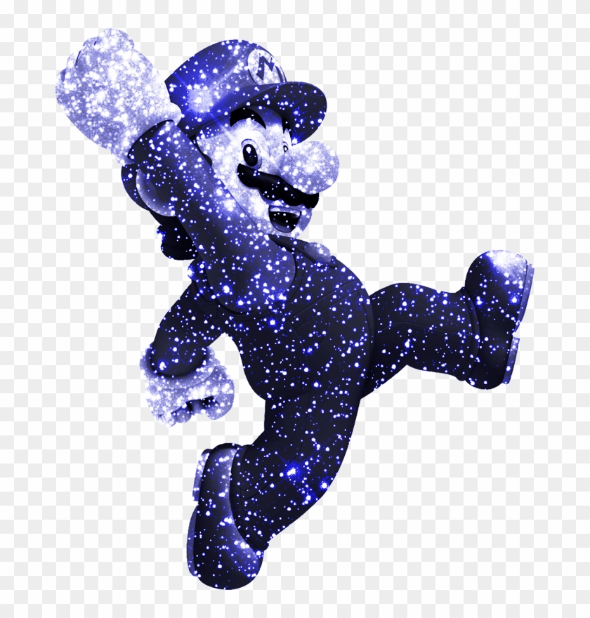 Hd Galaxy Background - Super Mario Clipart #1031658