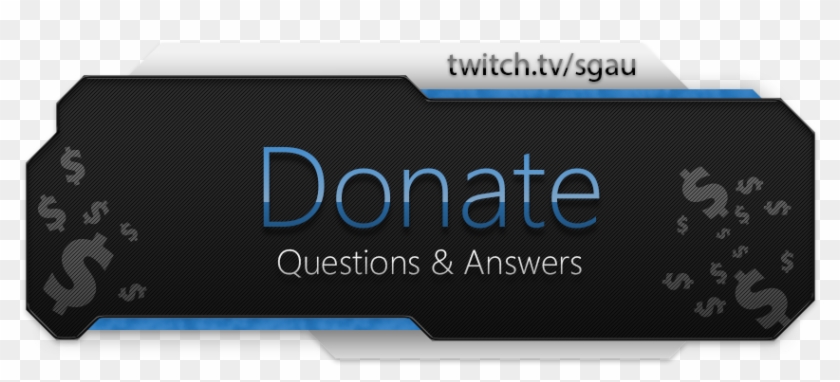 Donate - Png Donation Twitch Panel Clipart #1031767