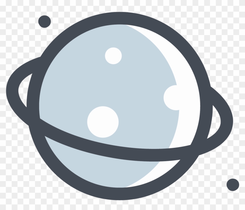 Collection Of Free Planet Vector Icon - Transparent Planet Png Icon Clipart #1031962