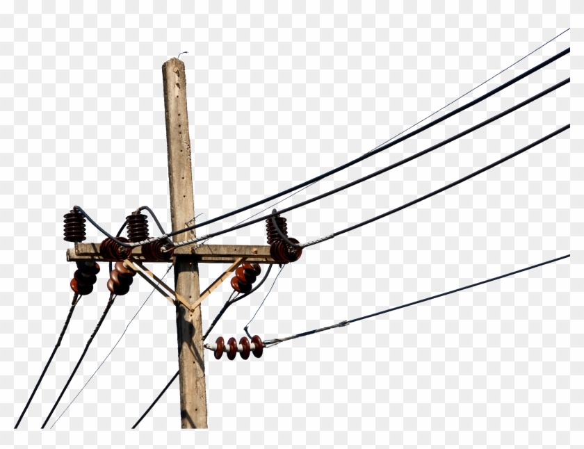 Clipart Black And White Stock Power Line Clipart - Power Lines Clipart Transparent - Png Download #1032013