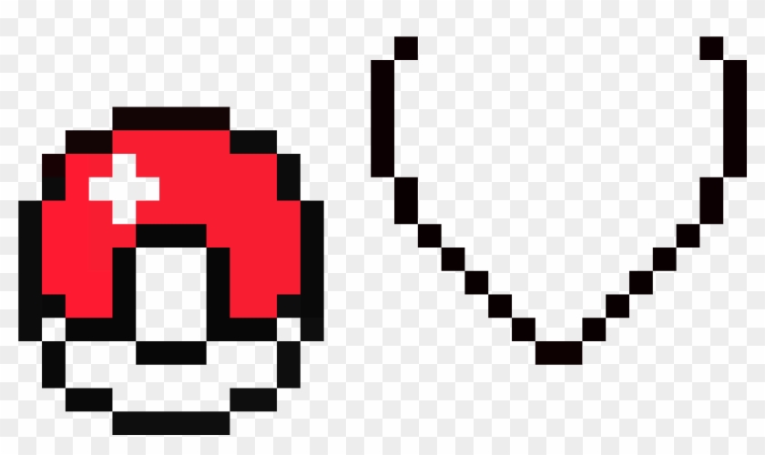 Pokeball Heart - Pokeball 8 Bits Clipart