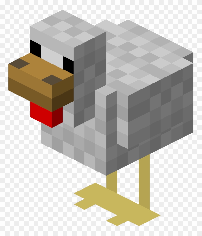 39, 18 October 2011 - Minecraft Chicken Transparent Clipart