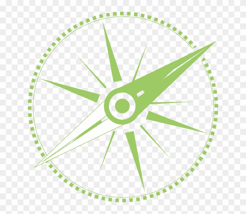 Compass Icon Png Green Clipart