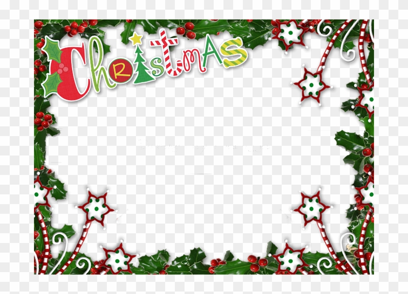 700 X 525 36 - Merry Christmas Frame Png Clipart #1032499