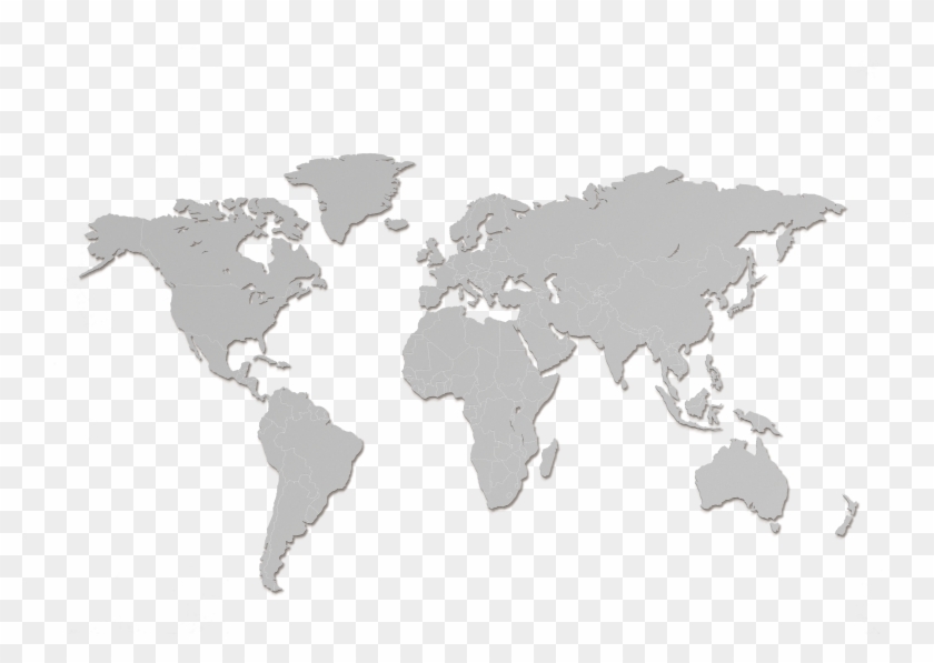 What Is Your Top Choice - World Map Cutout Clipart #1032865