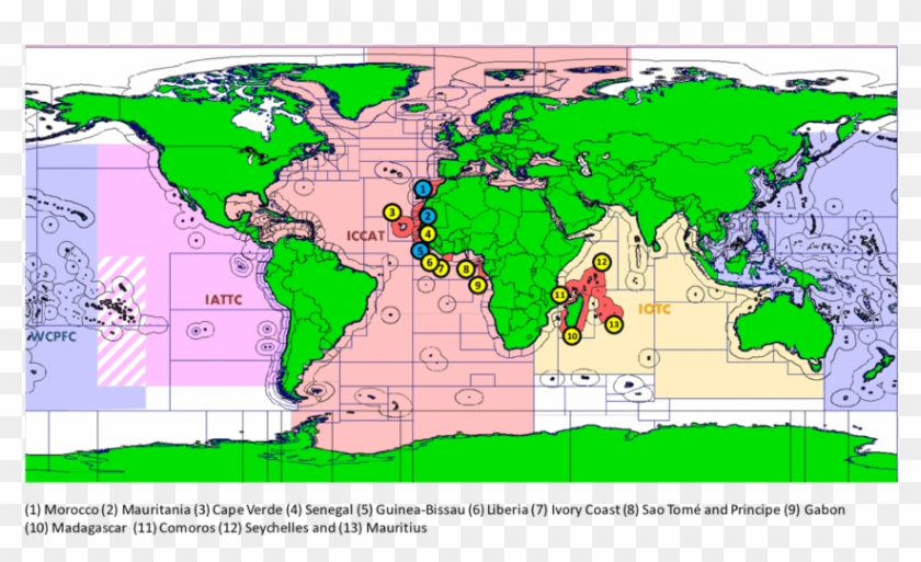 -world Map, Showing The Coastal States With Current - Continents Of World Shapefiles Clipart #1032902