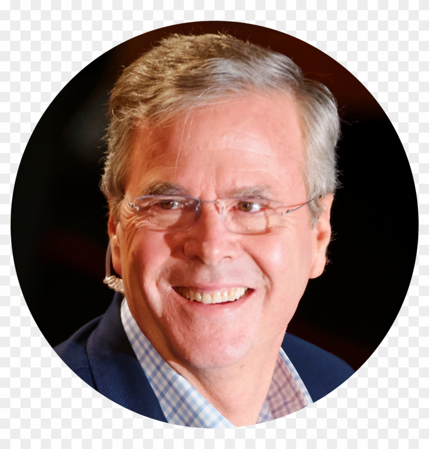 Jeb Bush Circle - Senior Citizen Clipart #1033000