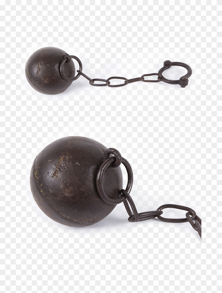 Ball And Chain Png - Leather Clipart
