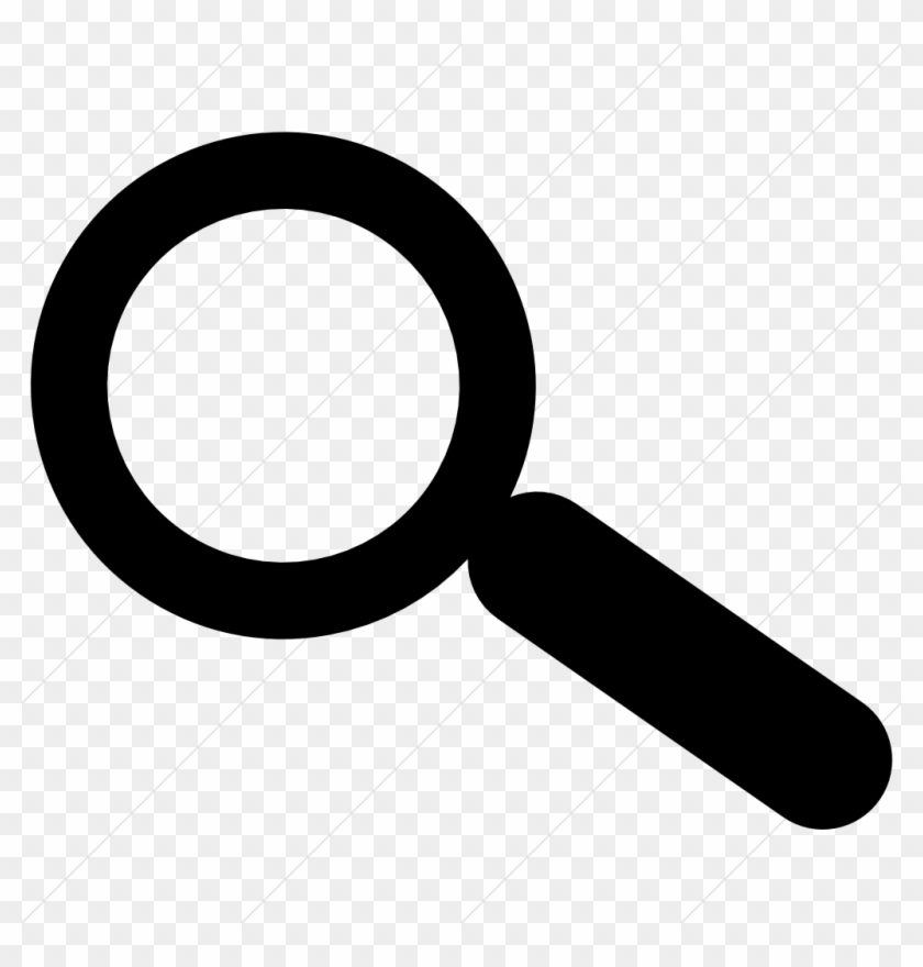 14 Magnifying Glass Icon Png Black Images - Circle Clipart
