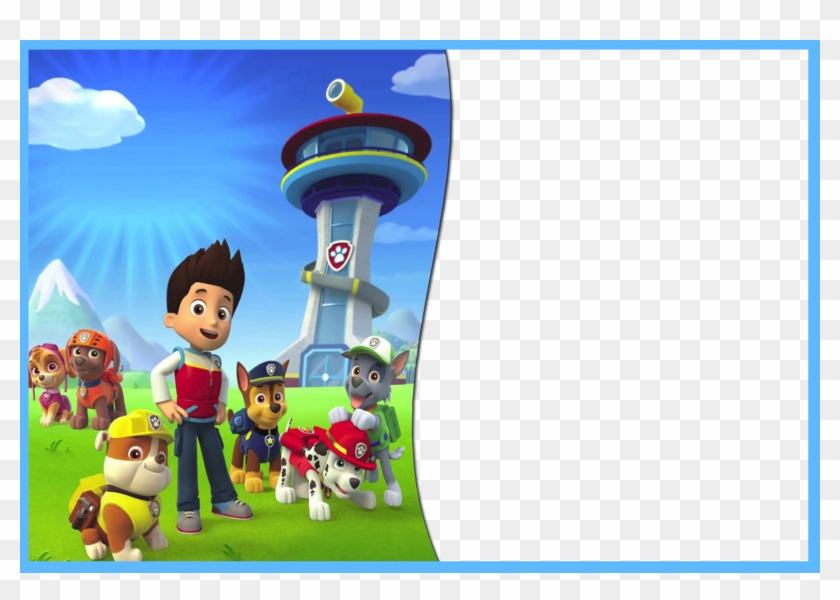 Te Invito A La Fiesta De Mi Cumple El Sábado 9 De Julio - Paw Patrol 3rd Birthday Invitations Clipart