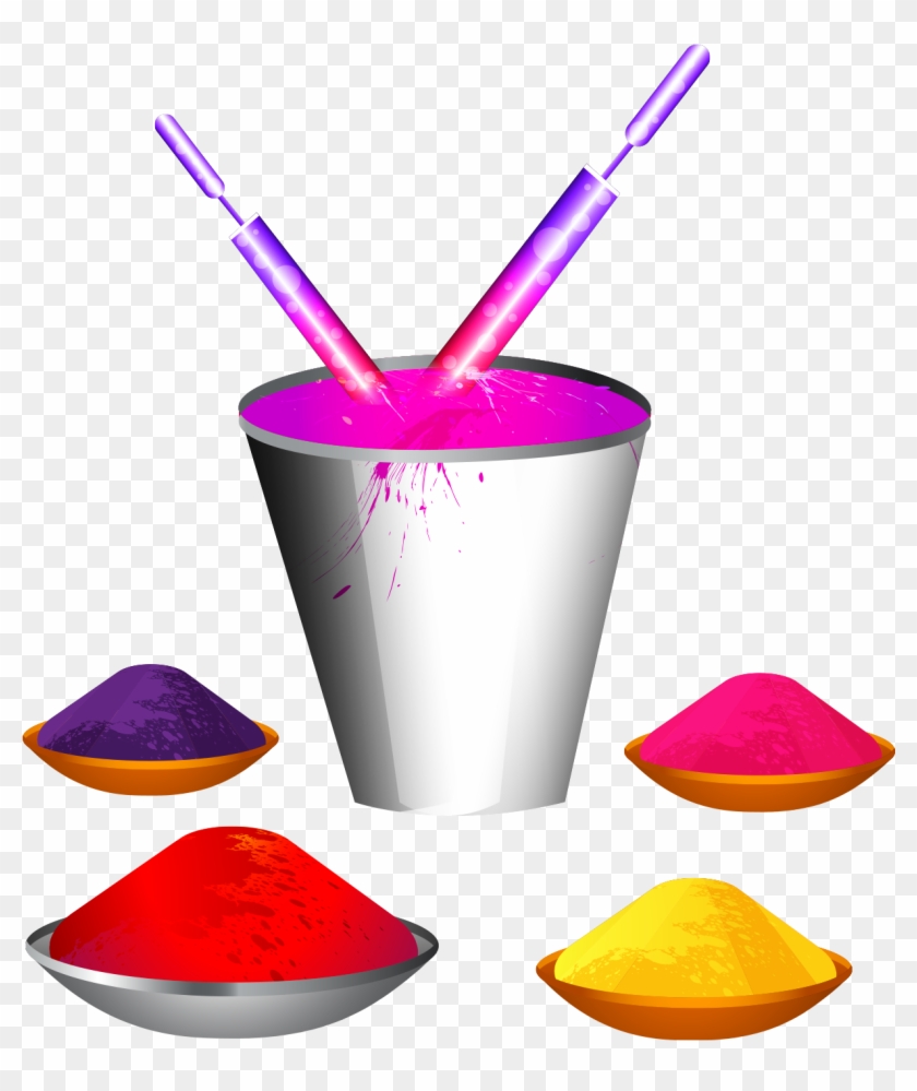 Download - Holi Gulal Pichkati Clipart