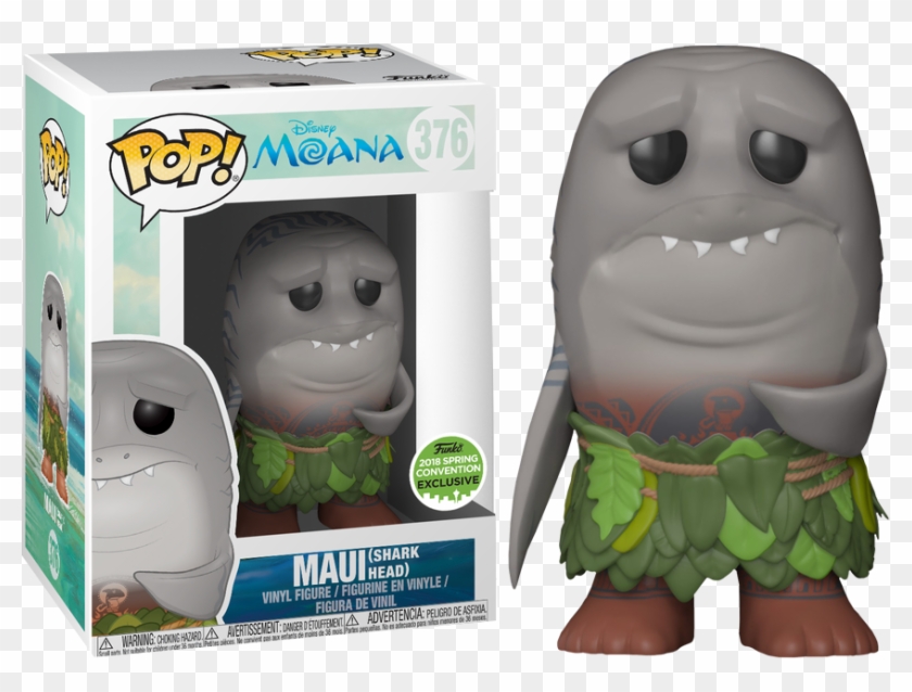 Funko Pop Vinyl - Funko Pop Maui Shark Head Clipart #1034781