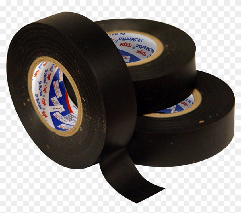 Pvc Eletrical Tape Black - Label Clipart