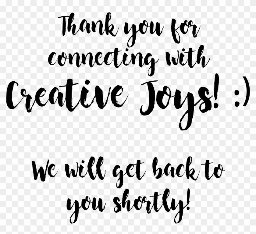 Thankyou - Calligraphy Clipart #1034975