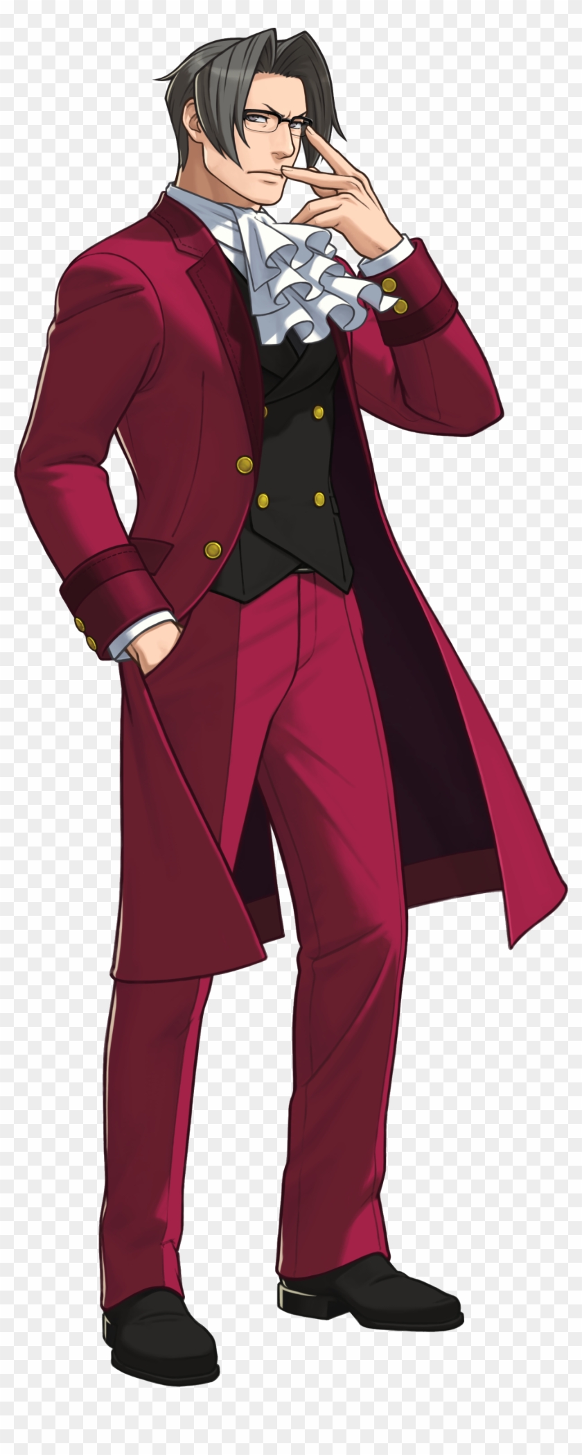 Socialcompare - Miles Edgeworth Dual Destinies Clipart #1035402
