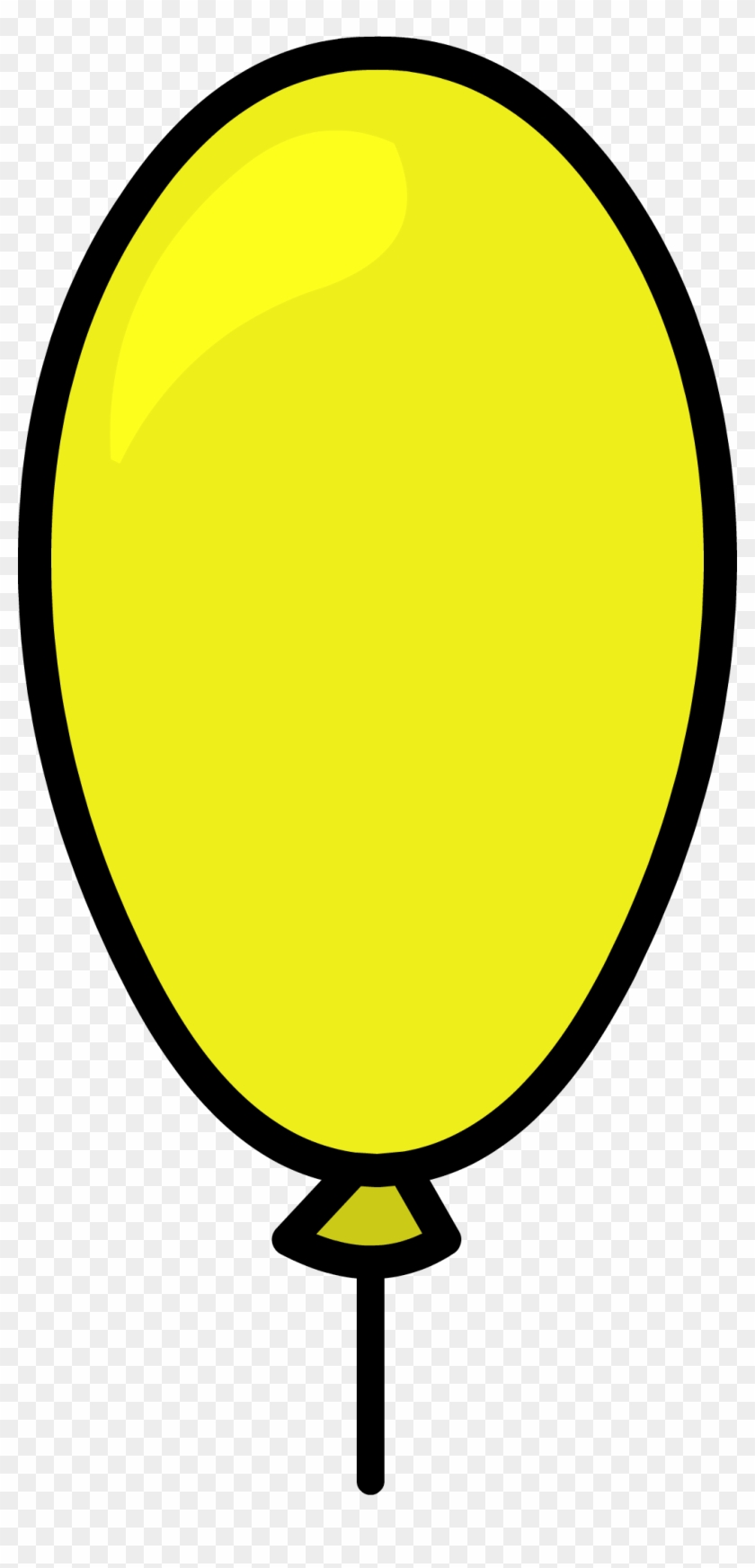 Yellow Balloon Png - Circle Clipart