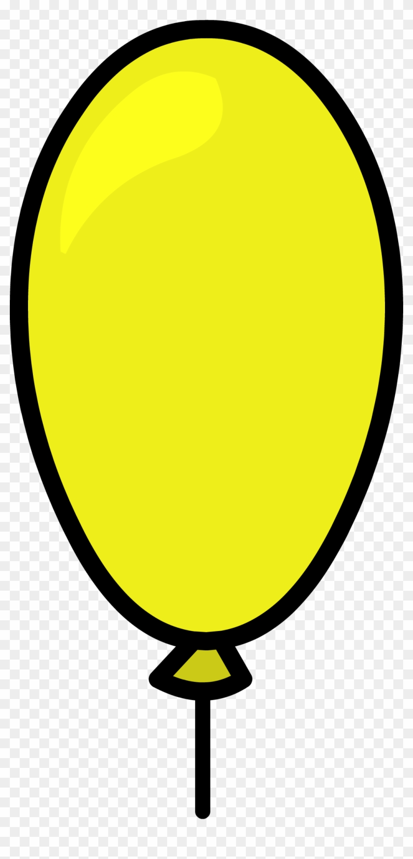 Yellow Balloon Png Circle Clipart Pikpng