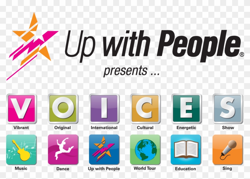 Uwp Voices Transparent Background - Up With People Clipart #1035727