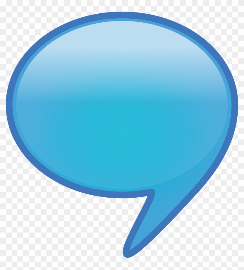 Images For > Blue Bubbles Png - Dialogue Box Blue Png Clipart #1036226