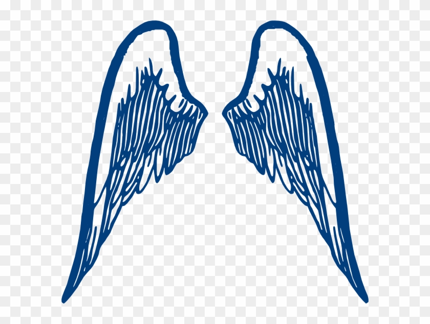 Blue Wings Svg Clip Arts 600 X 554 Px - Png Download