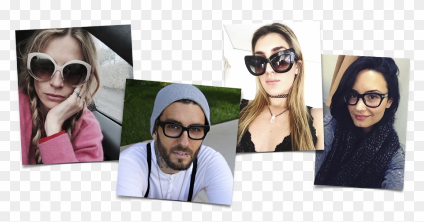 Selfies With Eyewear - Collage Clipart #1036787