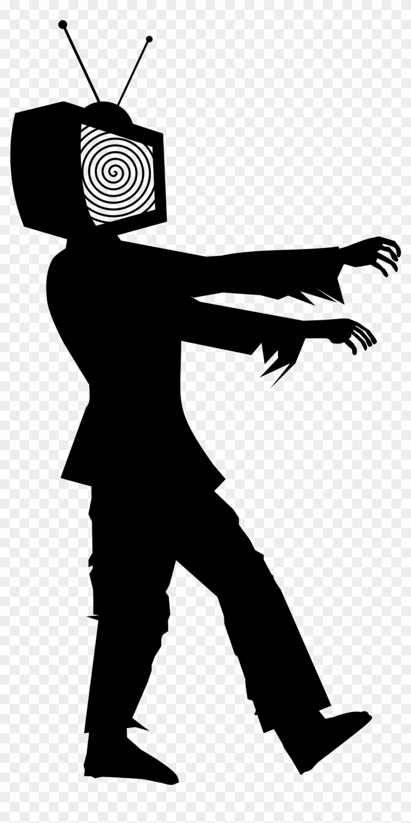 This Free Icons Png Design Of Zombie Tv Clipart #1036817