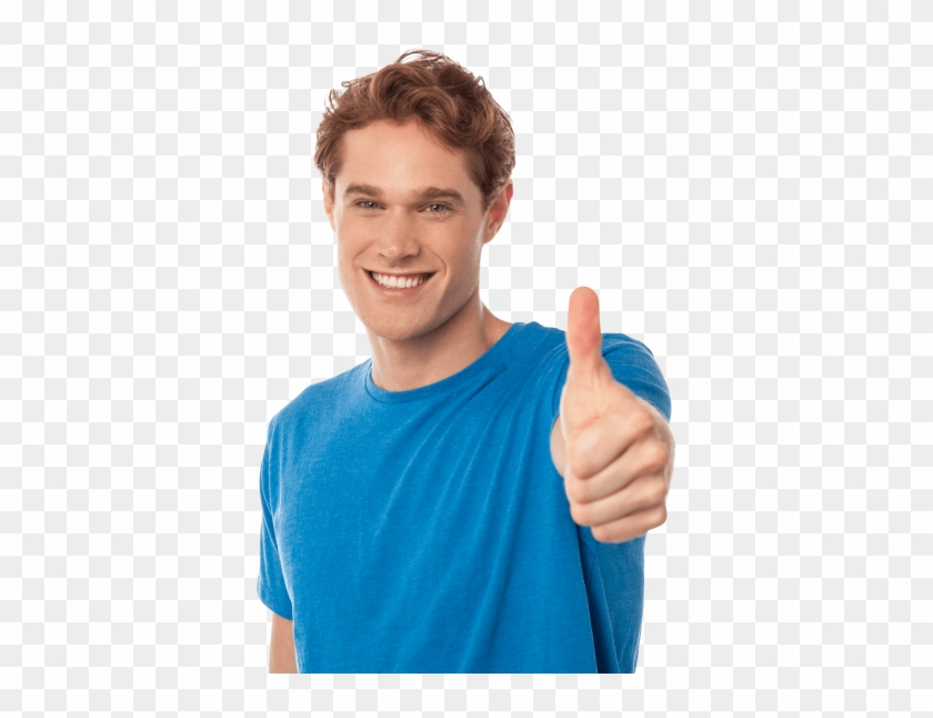 Free Png Men Pointing Thumbs Up Png Images Transparent - Thumbs Up Royalty Free Clipart