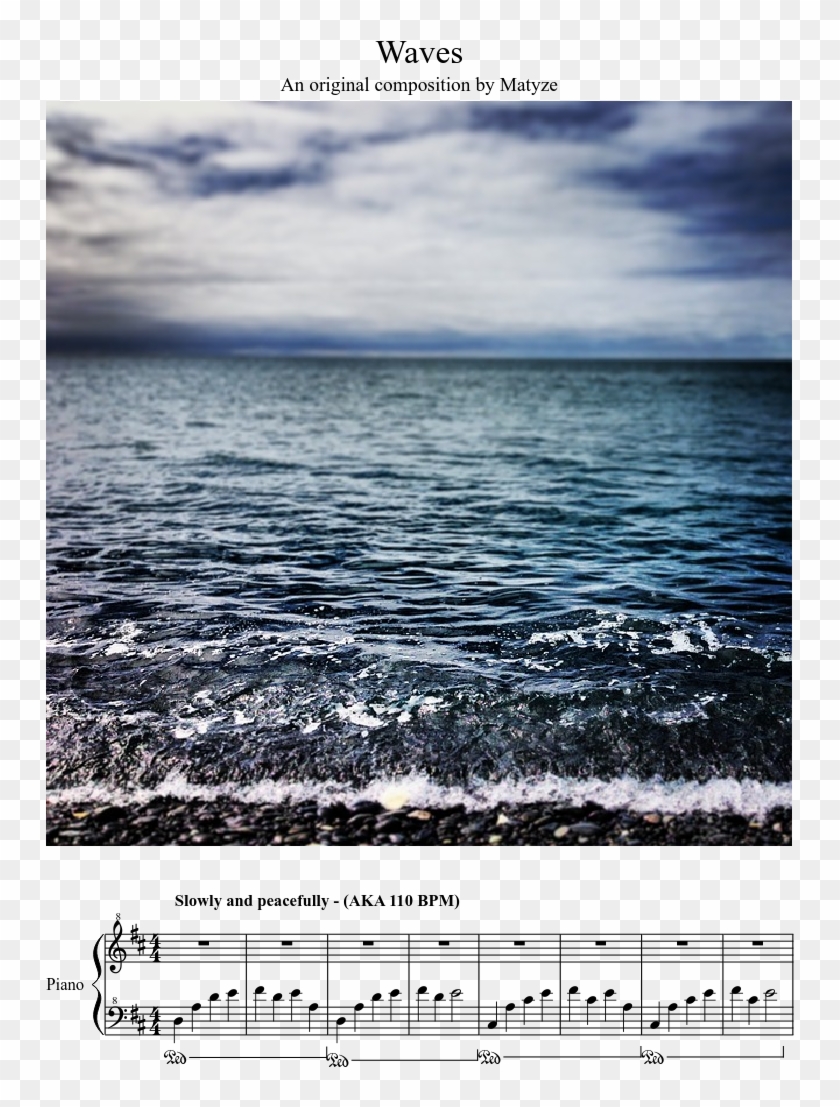 Musescore Piano Sheet Music, Waves, Piano Music Notes, Clipart #1037406