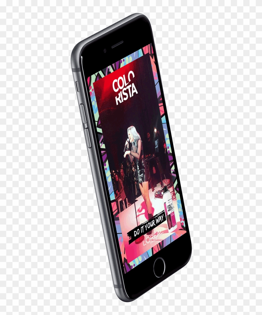 L'oreal Snapchat Geofilter Business , Png Download - Smartphone Clipart