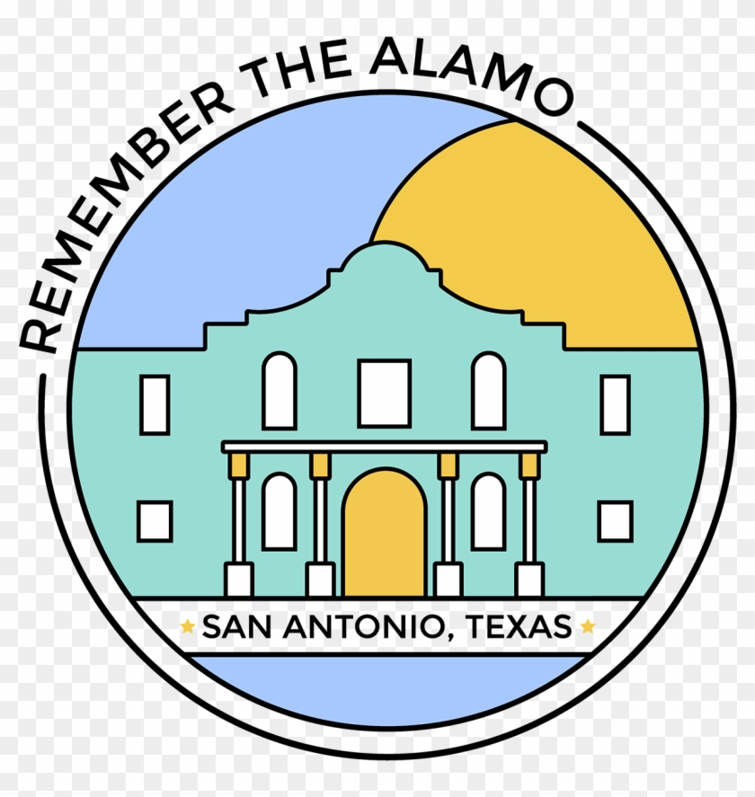 The Alamo Snapchat Filter - Circle Outline Clipart