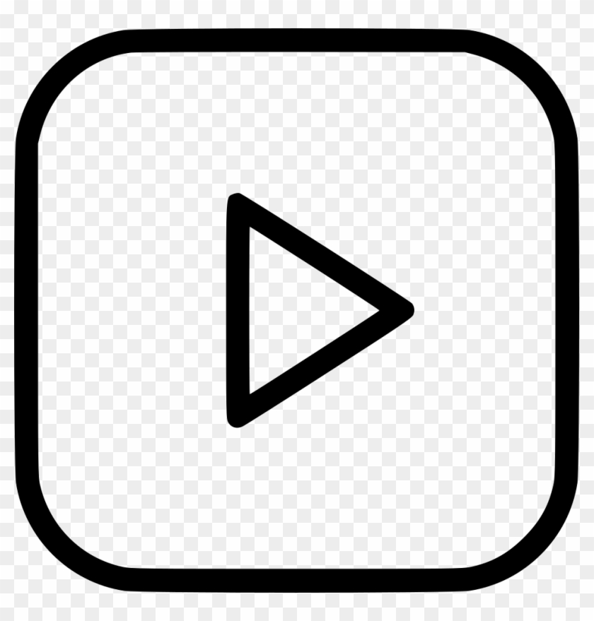 Play Button Comments - Icon Play Video Clipart #1037615