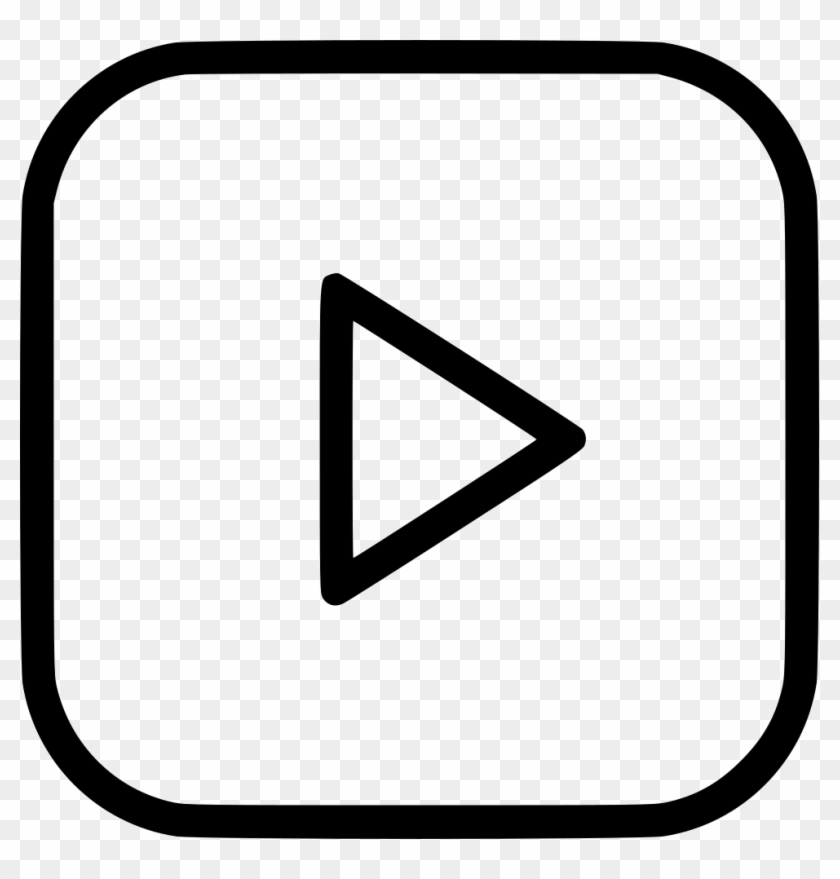 Play Button Comments - Icon Play Video Clipart #1037615