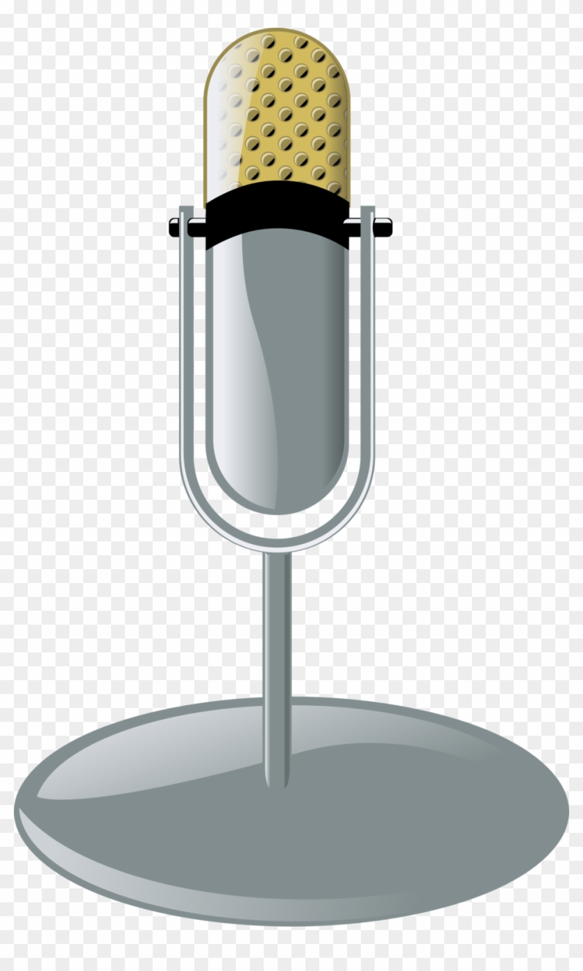 Old Microphone Cleanup Style - Microphone Clip Art - Png Download #1038072