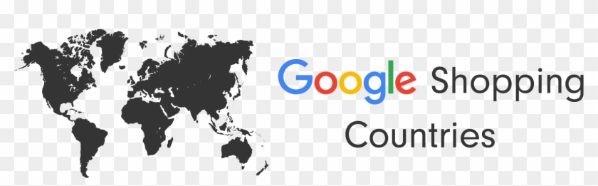 Available Countries To Target On Google Shopping - World Map Clipart #1038362